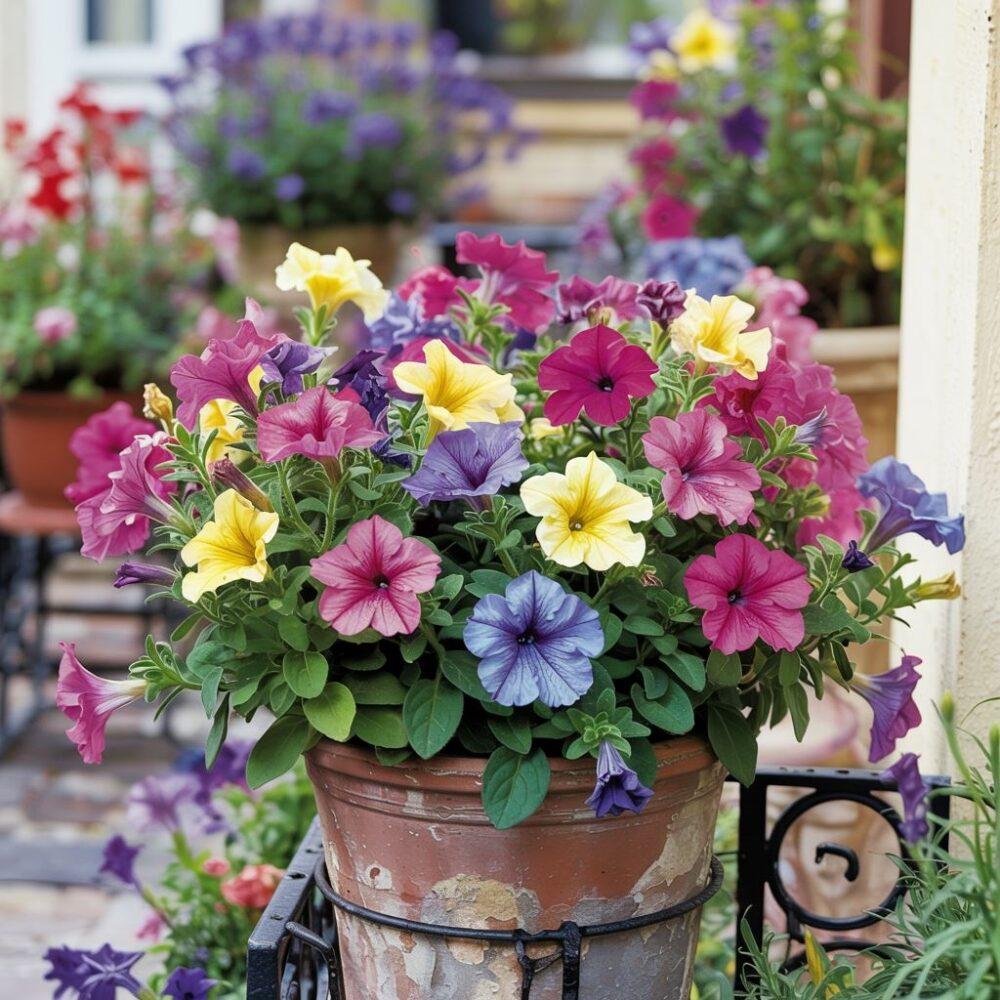 ilość petunii w skrzynce