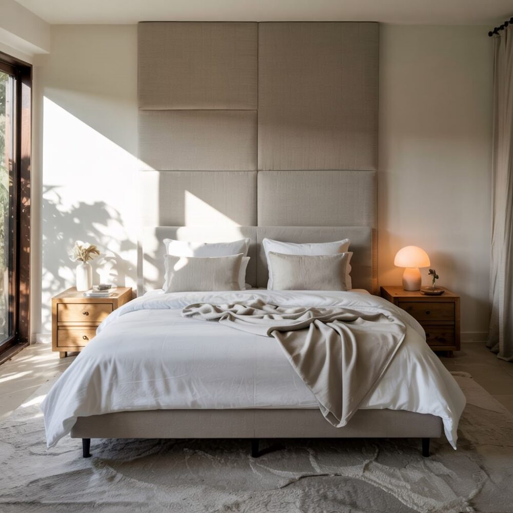 komfortowa aranżacja łóżka