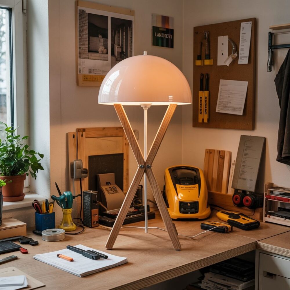 montaż lampy stojącej