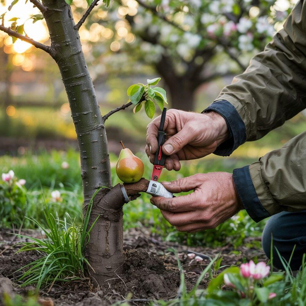 narzędzia ogrodnicze do szczepienia