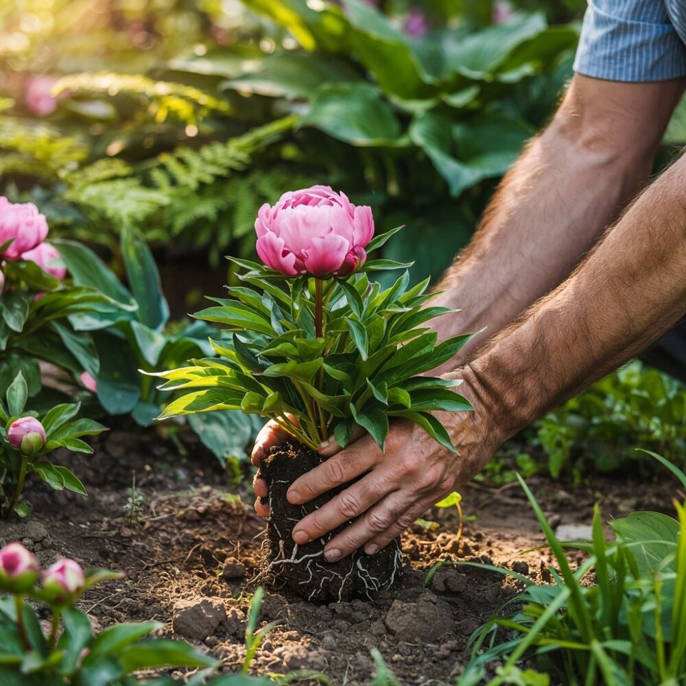 pielęgnacja piwonii wiosną