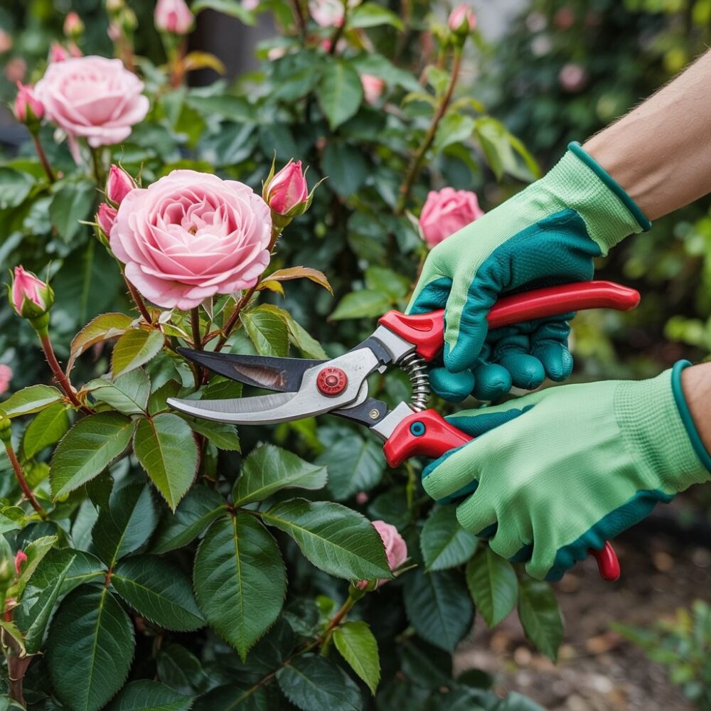 przycinanie róż w ogrodzie