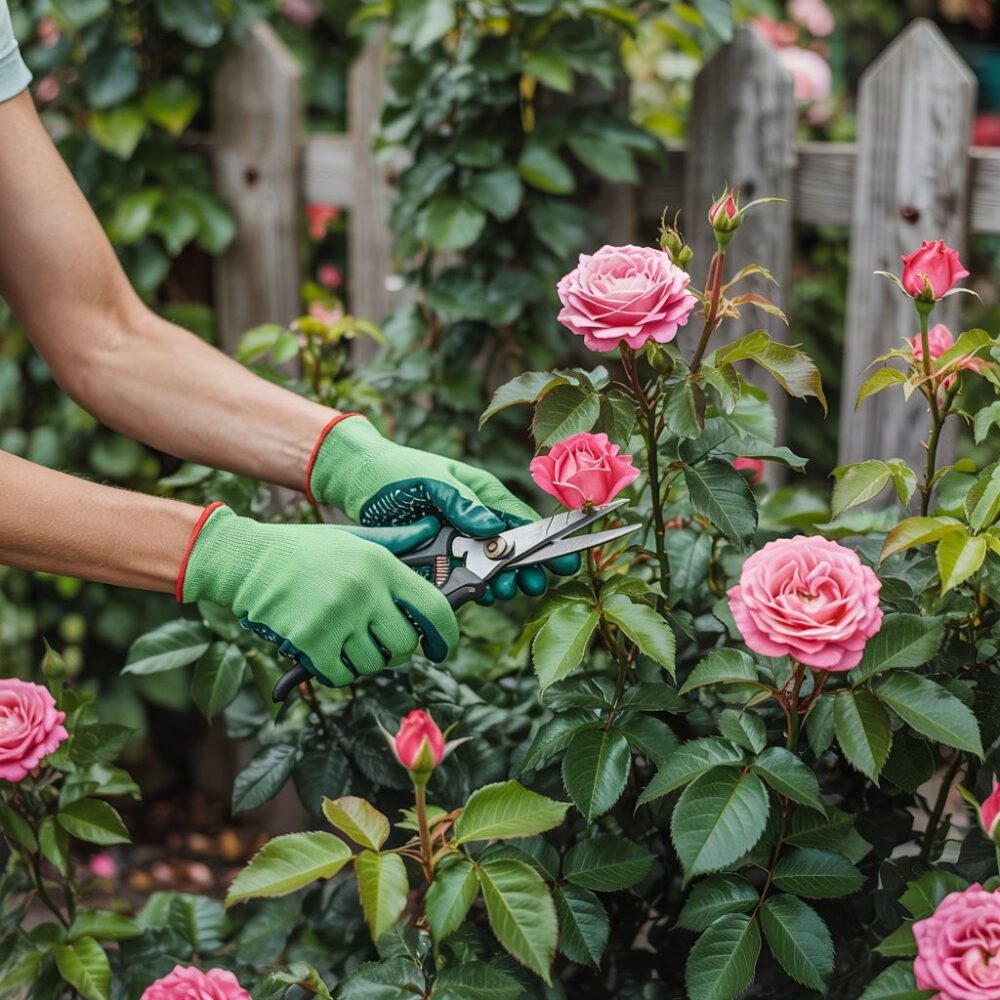 wiosenne cięcie róż