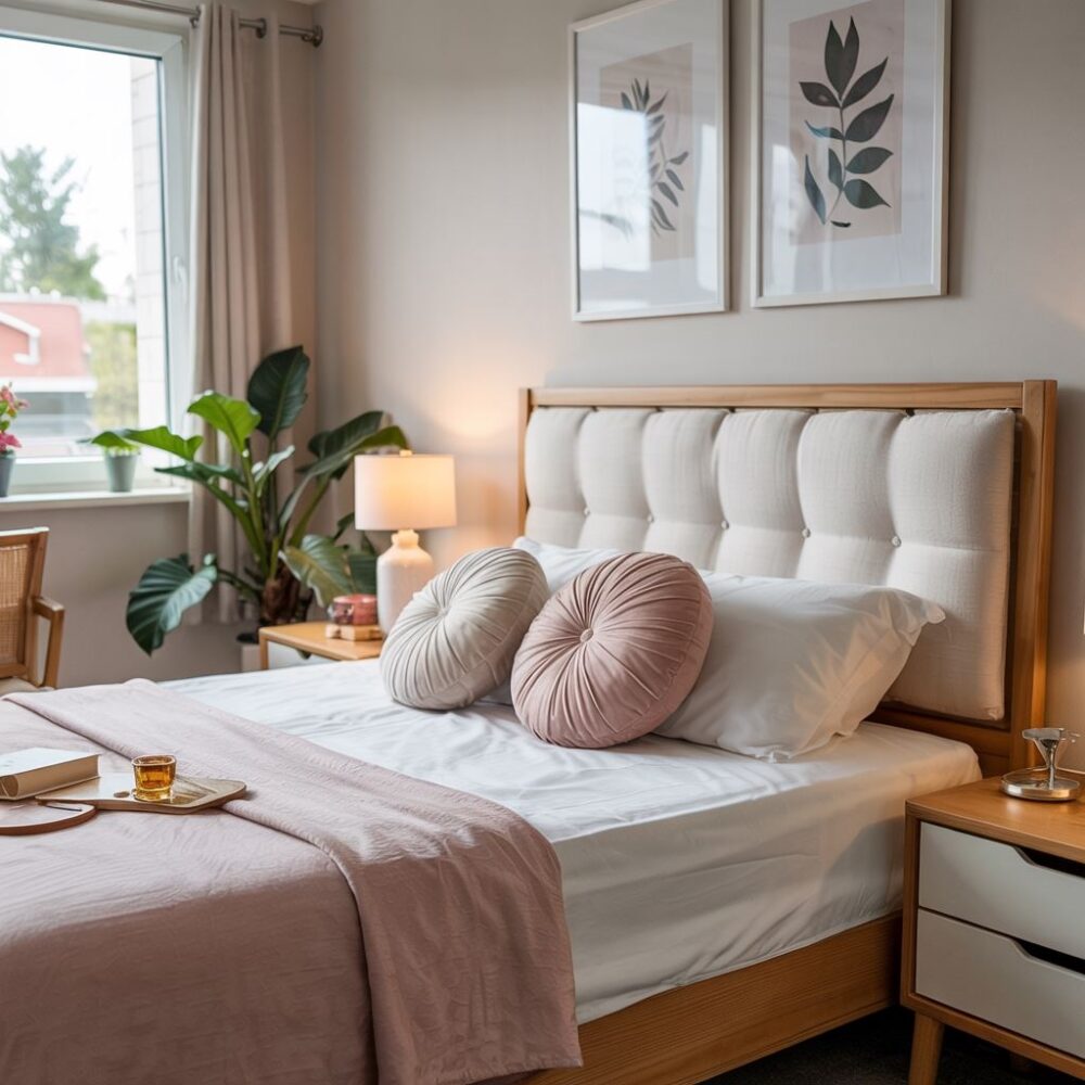 zagłówek z poduszek