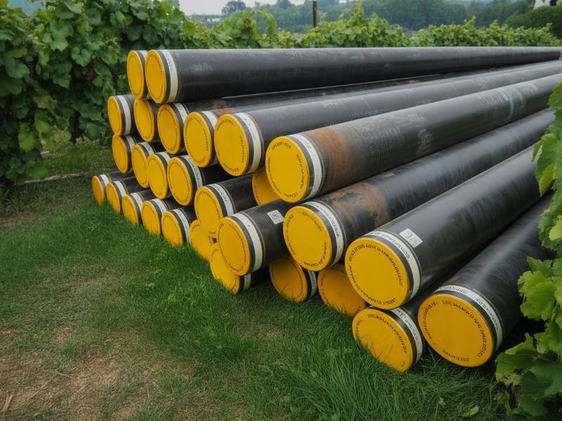 Prefabrykowane rury preizolowane przygotowane do budowy sieci ciepłowniczej